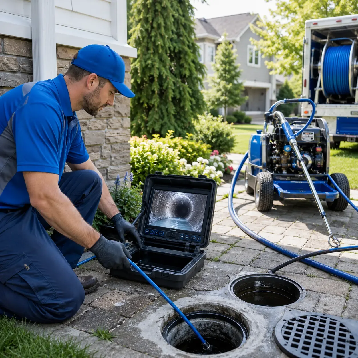 Outdoor drain cleaning professionals serving Tamiment, PA